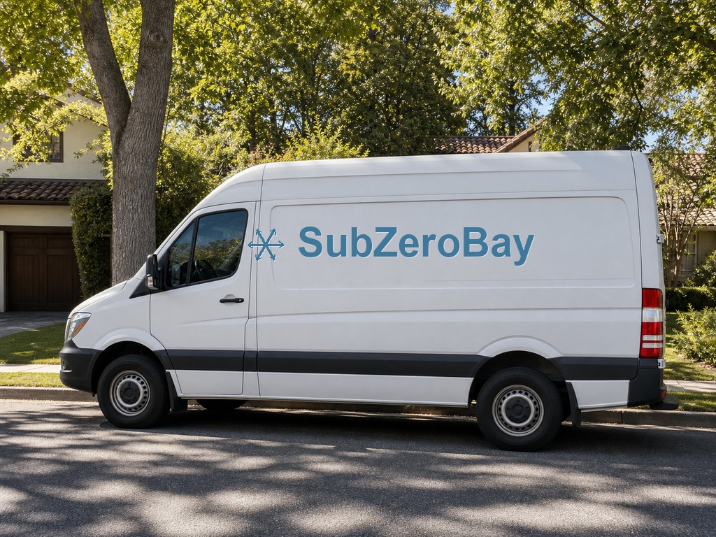 SubZeroBay service van on a Bay Area street