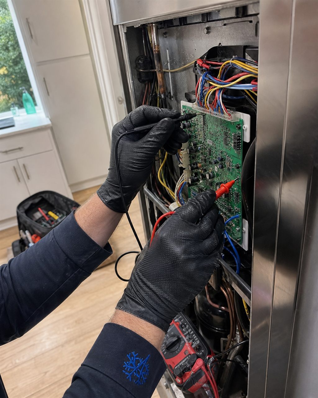 SubZeroBay technician performing control & electronics